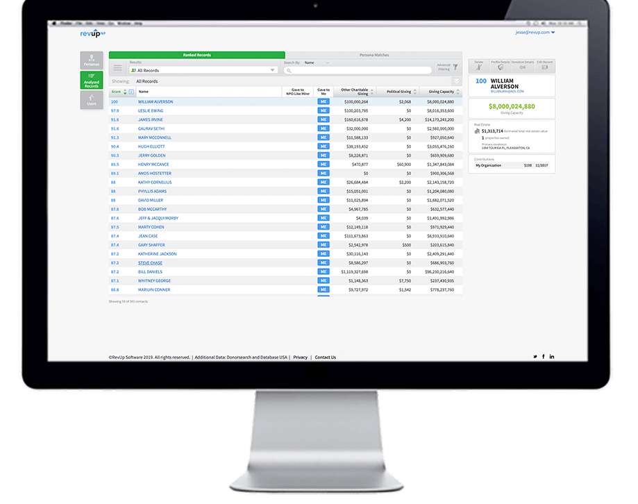 Portfolio example - RevUp