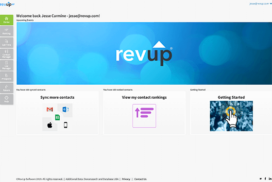 Portfolio example - RevUp